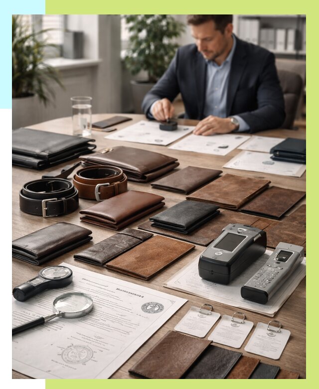 Сертификация кожаных изделий в Александрове от 12853 р. | Алешин-Лкн