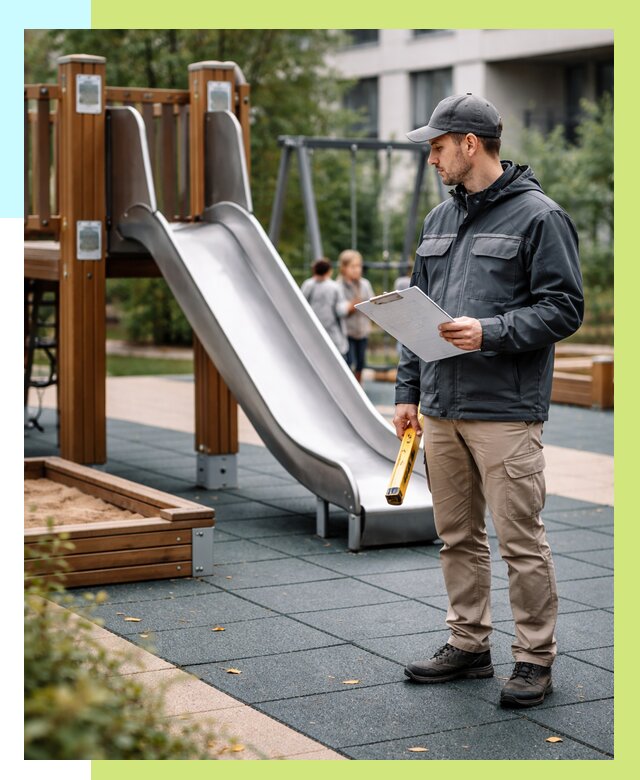 Сертификация детских площадок в Александрове от 26778 р. | Алешин-Лкн