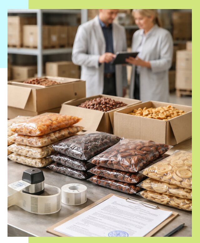 Сертификация сухофруктов в Александрове от 12853 р. | Алешин-Лкн под ключ