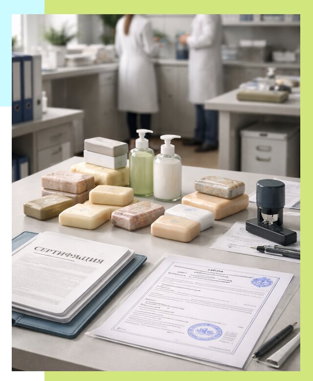 Сертификация мыла и сертификат на мыло в Александрове от 12853 | Алешин-Лкн