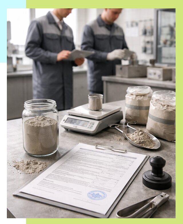 Сертификация цемента в Александрове от 21422 р. | Алешин-Лкн