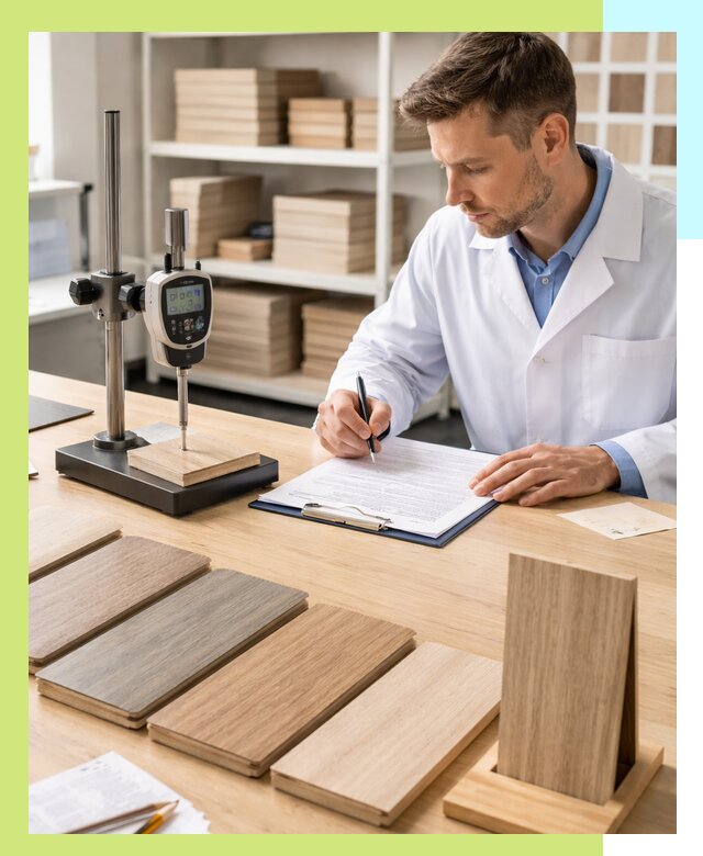 Сертификация ламината с испытаниями и оформлением документов в Александрове