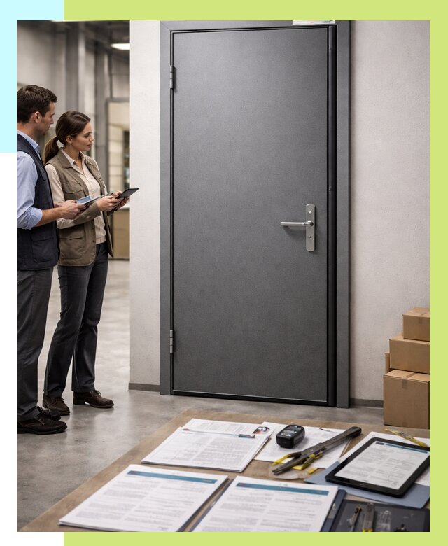 Сертификация противопожарных дверей в Александрове от 9640 р. | Алешин-Лкн