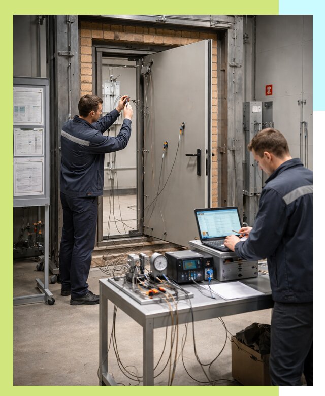 Сертификация противопожарных дверей в Александрове по ГОСТ и ТР