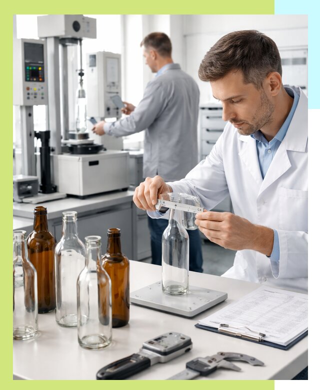 Сертификация стеклянных бутылок и сопутствующей упаковки в Александрове