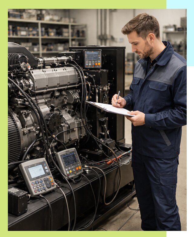 Сертификация дизельных генераторов и их оборудования в Александрове