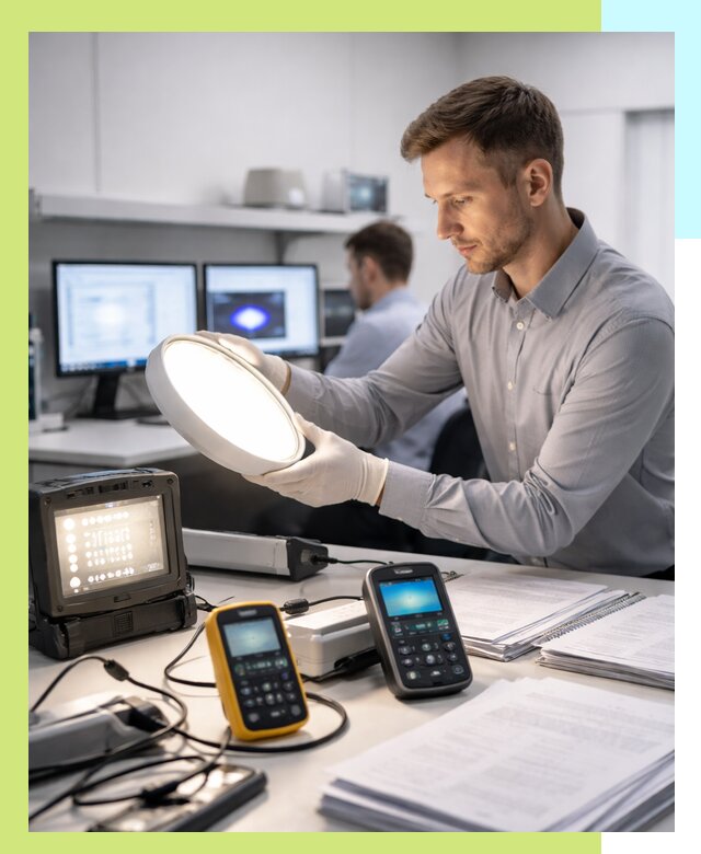 Сертификация светильников в Александрове: испытания и оформление