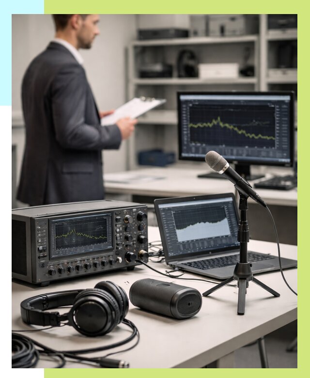 Сертификация аудиотехники в Александрове от 16067 р., Алешин-Лкн