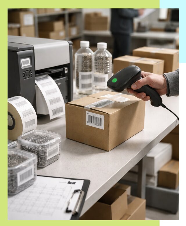 Штрихкодирование продукции и маркировка для продажи в Александрове