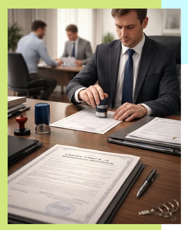 Оформление свидетельства о государственной регистрации в Александрове