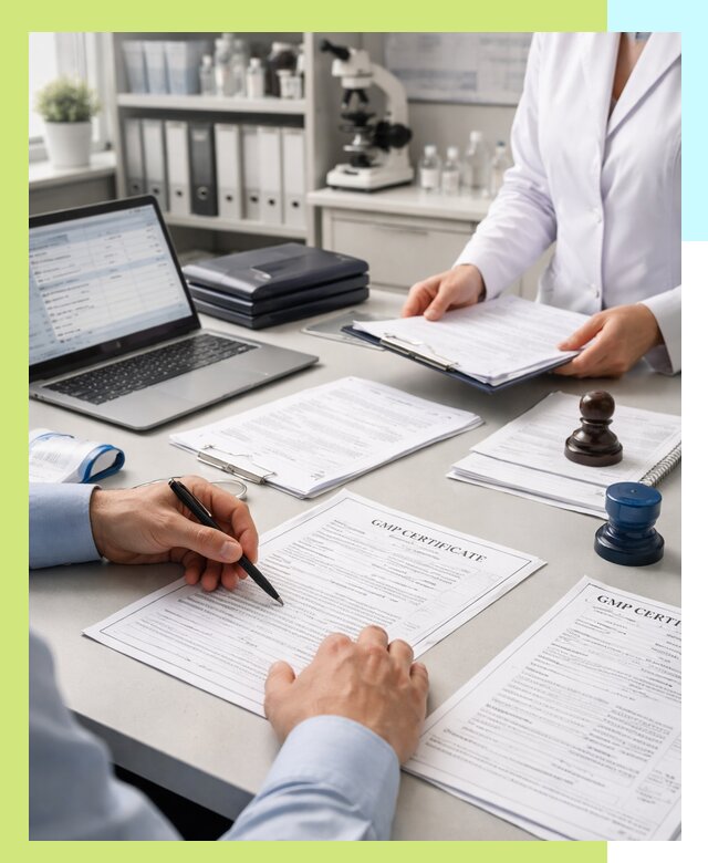 Оформление сертификата GMP в Александрове для фармпроизводства