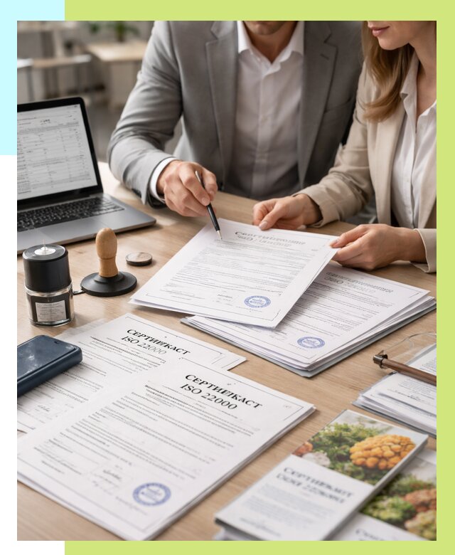 Сертификат ISO 22000 в Александрове от 42844 р. под ключ | Алешин-Лкн