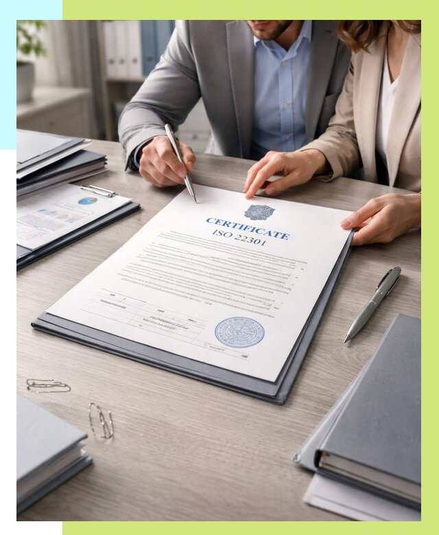 Сертификат ISO 22301 в Александрове от 48200 р. | Алешин-Лкн срочно