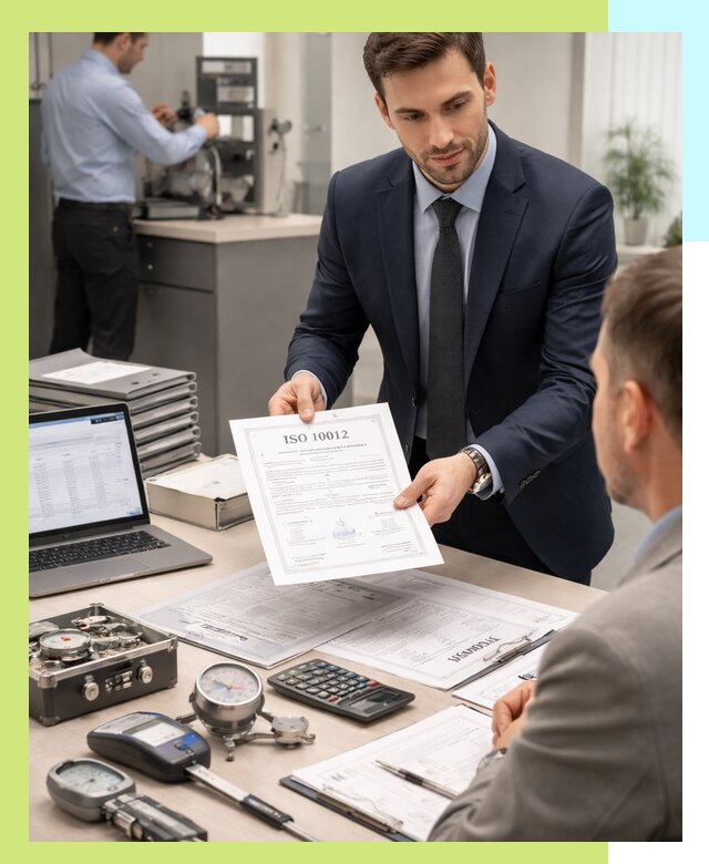 Выдача сертификата ISO 10012 по требованиям метрологии в Александрове
