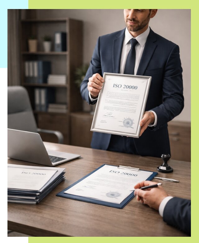 Сертификат ISO 20000 в Александрове под ключ от 128532 р., Алешин-Лкн