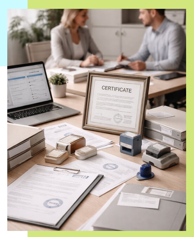 Сертификация компании в Александрове от 48200 р. | Алешин-Лкн — заказ